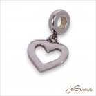 Korálka s príveskom 26x15mm CHIRURGICKÁ OCEĽ, 1ks (ch1753)